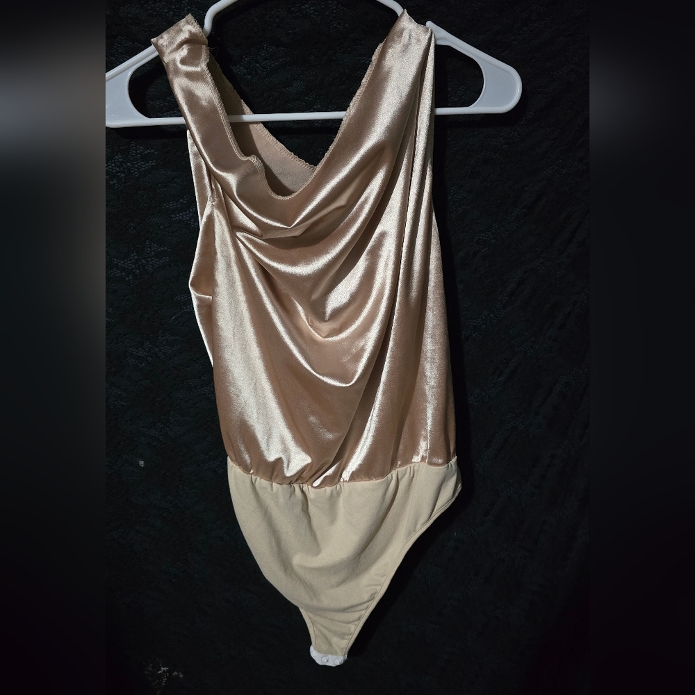 Elegant Satin Bodysuit